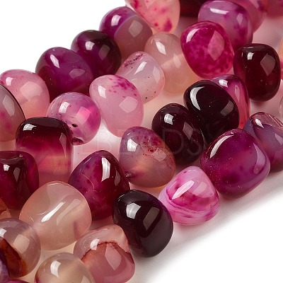 Natural Agate Beads Strands G-H295-B01-11-1