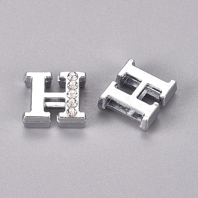 Alloy Slide Charms LS-PALLOY-WH0066-21H-1