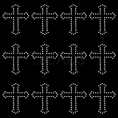 Glass Hotfix Crystal Rhinestone DIY-WH0349-327A-1