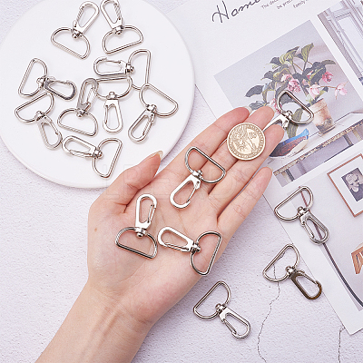 Alloy Swivel Lobster Claw Clasps PH-PALLOY-G233-11P-1