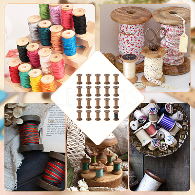 Wooden Empty Spools for Wire TOOL-WH0125-54B-1