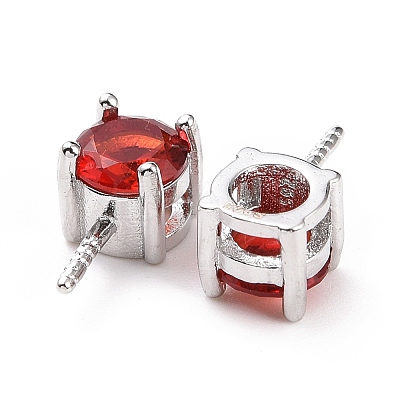Rhodium Plated 925 Sterling Silver Peg Bails STER-D035-47P-03-1