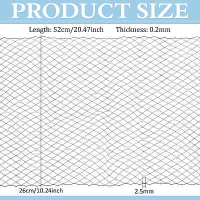 Polyester Mesh Ribbons for Bridal Headwear AJEW-WH0518-73B-1