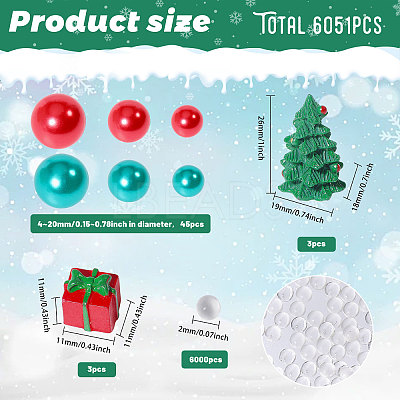 Christmas Vase Filler AJEW-WH0479-67-1