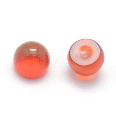 Natural Carnelian Cabochons G-P393-R03-3mm-1