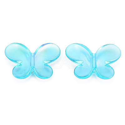 Transparent Acrylic Beads TACR-N006-50-A02-1