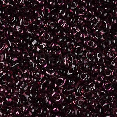 Picasso Spray Painted Glass Seed Beads SEED-T006-04-22-1