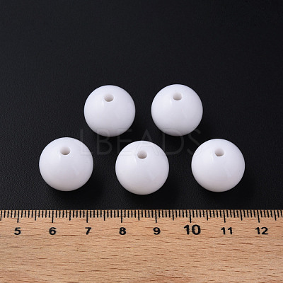 Opaque Acrylic Beads MACR-S370-C16mm-01-1