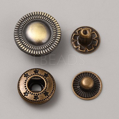 Alloy Snap Button FIND-WH0421-74B-1