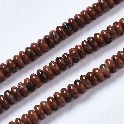 Natural Sesame Jasper Beads Strands G-S366-113-1