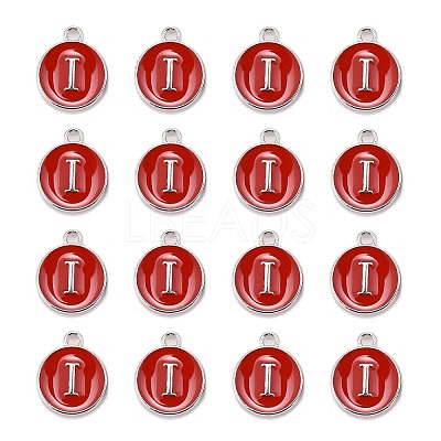 Platinum Plated Alloy Enamel Charms LS-X-ENAM-S118-03I-P-1