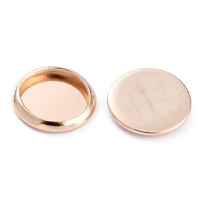 304 Stainless Steel Cabochon Settings STAS-Y001-12A-RG-1