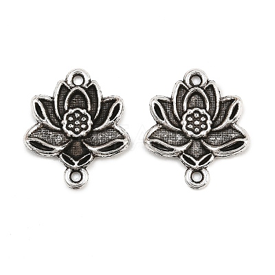 Tibetan Style Alloy Connector Charms AL-CBA8479-08AS-1
