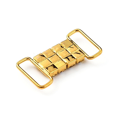 Brass Micro Pave Crystal AB Rhinestone Connector Charms FIND-WH0042-10G-1