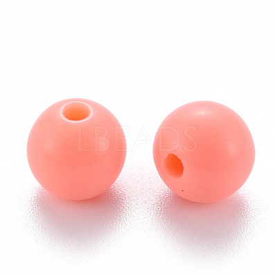 Opaque Acrylic Beads MACR-S370-C8mm-SS2109-1