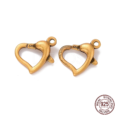 925 Sterling Silver Lobster Claw Clasps STER-D036-01AG-1