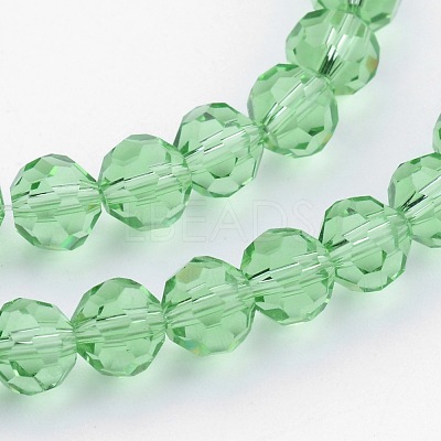 Transparent Glass Bead Strands X-GLAA-G013-4mm-55-1