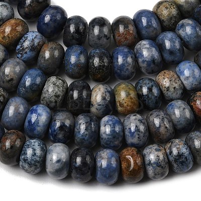 Natural Dumortierite Beads Strands G-A280-A11-01-1