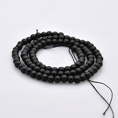 Round Glass Beads Strands GLAA-A025-4mm-02-1