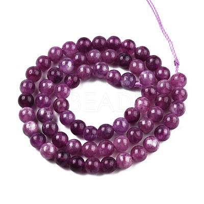 Natural Quartz Beads Strands X-G-R479-6mm-04-1