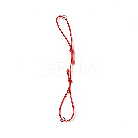 Adjustable Elastic Cord Bracelet Making AJEW-JB00008-03-1