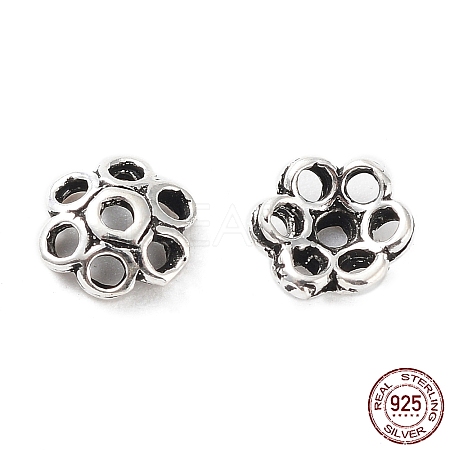 925 Sterling Silver Bead Caps LS-STER-A041-07AS-1