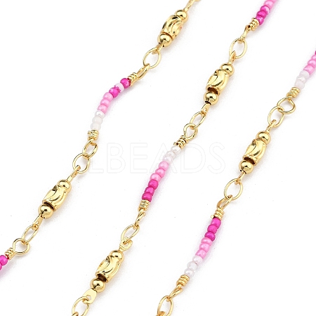 Brass Ball Chains KK-D368-02G-C-1