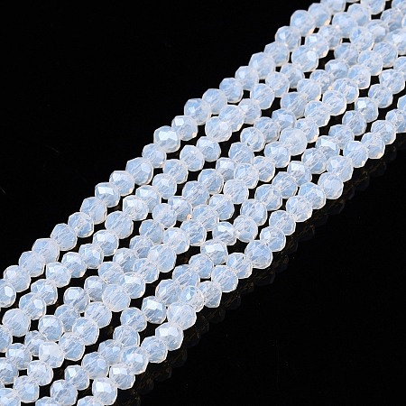 Electroplate Glass Beads Strands EGLA-A044-J1mm-A06-1