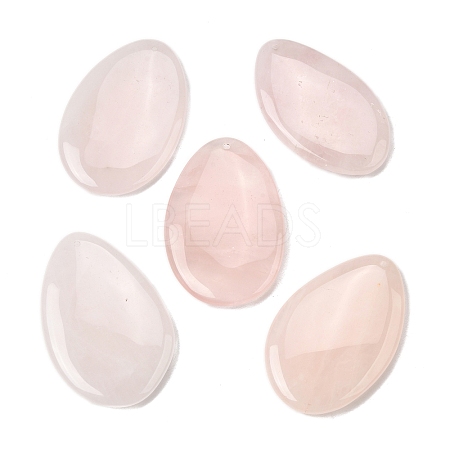 Natural Rose Quartz Big Pendants G-F820-05A-02-1