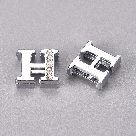 Alloy Slide Charms LS-PALLOY-WH0066-21H-1