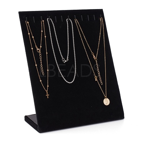 Velvet Necklace Displays NDIS-A001-5A-1