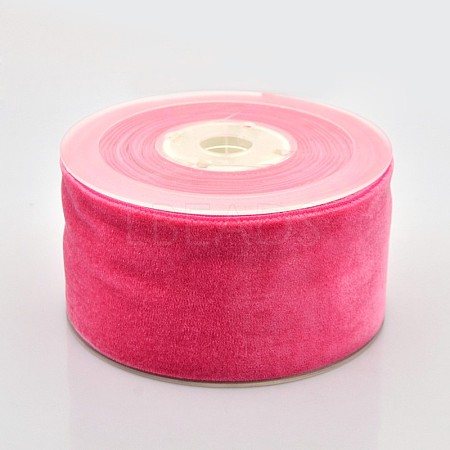 Polyester Velvet Ribbon for Gift Packing and Festival Decoration SRIB-M001-50mm-187-1