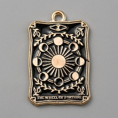 Alloy Enamel Pendants ENAM-WH0064-24I-1