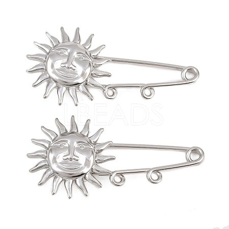 Sun 304 Stainless Steel Safety Pins Brooch Findings SA-CBA098D-13B-P-1