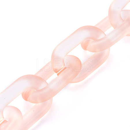 Handmade Transparent Acrylic Cable Chains AJEW-JB00575-02-1