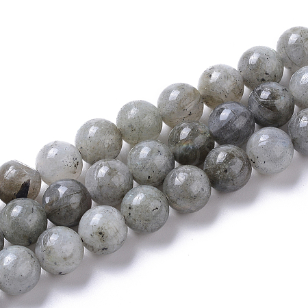 Natural Labradorite Beads Strands G-I261-D02-8mm-1