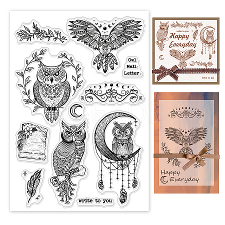 Custom PVC Plastic Clear Stamps DIY-WH0448-0440-1