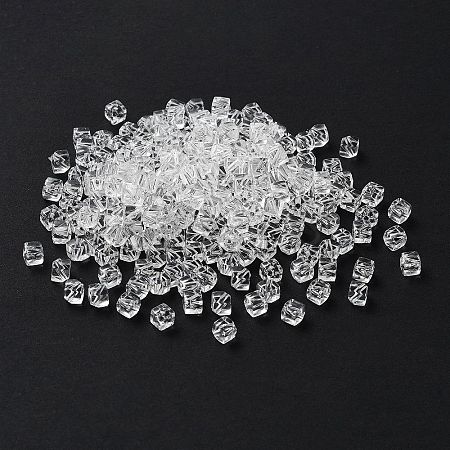 Transparent Acrylic Beads X-PL690-1-1