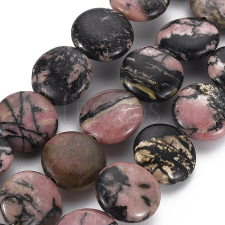 Natural Rhodonite Beads Strands G-S359-345B-1