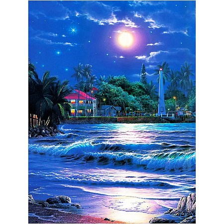 Seaside DIY Diamond Painting Kit PW-WG88569-09-1