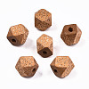 Painted Natural Wood Beads WOOD-T021-51A-09-1