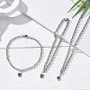 6Pcs 3 Style 304 Stainless Steel Cable Chain Jewelry Making Sets MAK-LS0001-01P-5