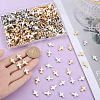 400Pcs 2 Colors CCB Plastic Beads CCB-SP0001-03-3