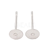 Tarnish Resistant 304 Stainless Steel Stud Earring Findings STAS-E025-5-3