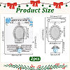 2Pcs Angel Polyester & Plastic Alloy Brooch Findings FIND-ME0003-90-2