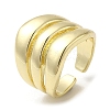 Brass Open Cuff Rings RJEW-Q778-06G-1