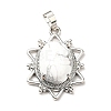 Natural Howlite Pendants G-B033-03P-22-2