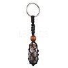 Natural Tourmaline Wishing Bottle Keychain KEYC-JKC00726-03-1