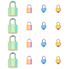 16Pcs 4 Style 201 & 304 Stainless Steel Pendants STAS-AR0001-42-1
