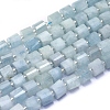 Natural Aquamarine Beads Strands G-L552N-06-1